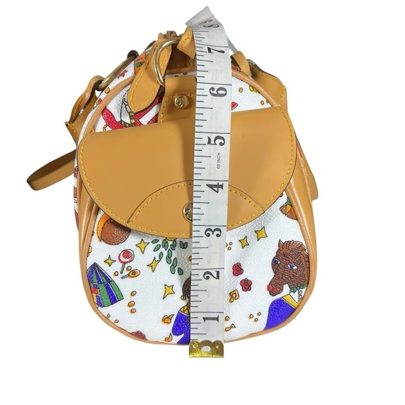 Piero Guidi Archived Magic Circus Top Handle Crossbody Satchel - Picture 11 of 15